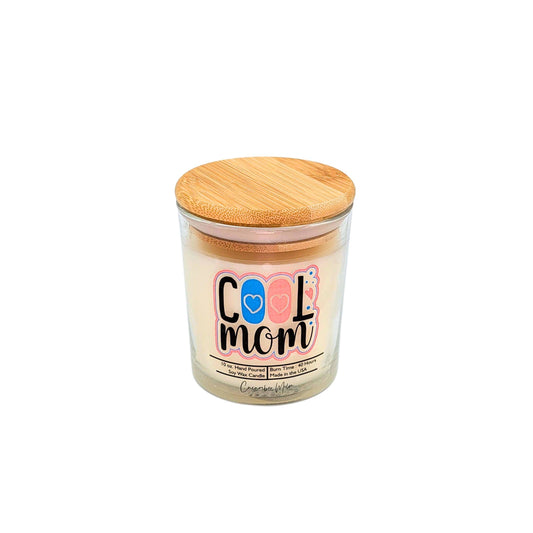 Cool Mom Candle - Mothers Day - Soy Wax Candles: Lemon Lavender