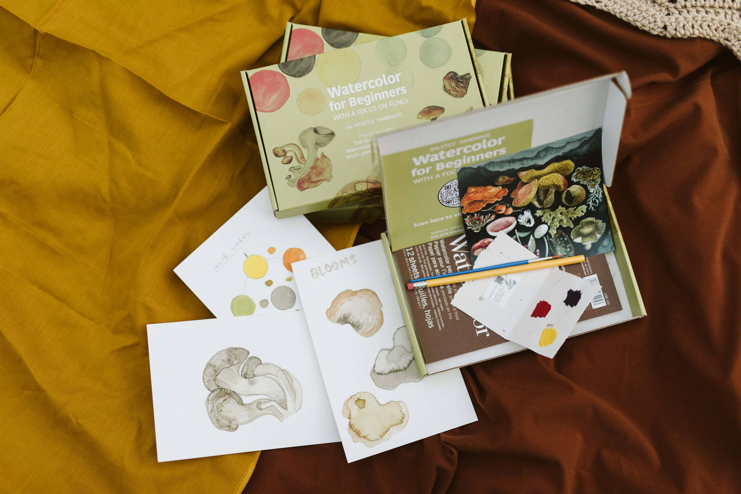 Beginner's Watercolor - Art Kit with Video Lesson