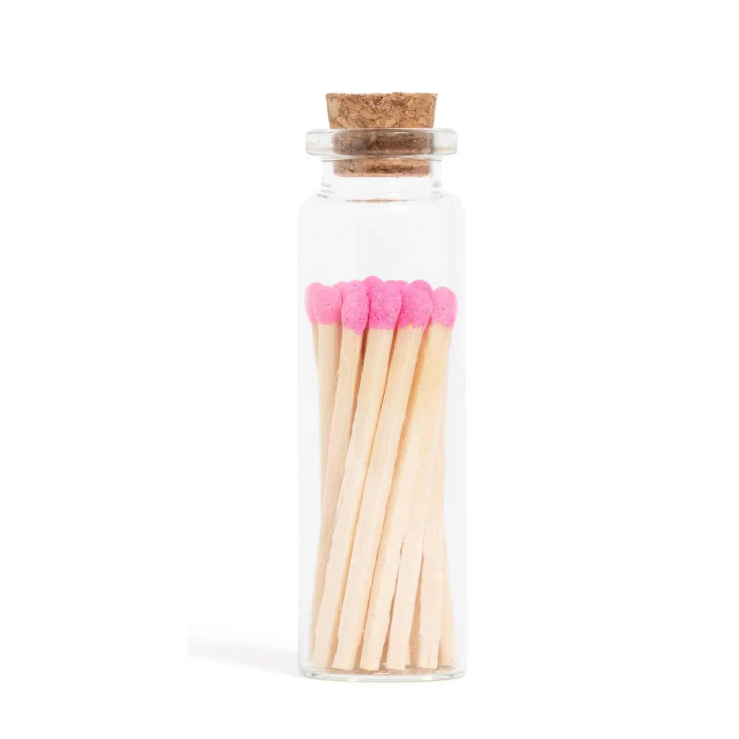 Matches | Apothecary Matchstick Jar | Strike On Glass Bottle: Rainbow