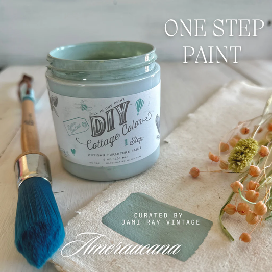 DIY Paint Cottage Color- AMERAUCANA Jami Ray Vintage Collection by Debi's Design Diary