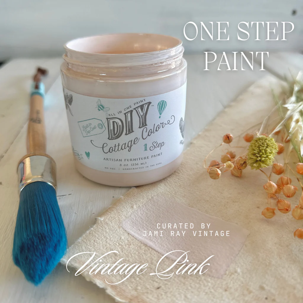 DIY Paint Cottage Color- VINTAGE PINK Jami Ray Vintage Collection by Debi's Design Diary