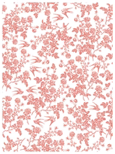 Spring Melody Decor Paint Inlay™ by IOD (Pad of 8 - 12"x16" sheets) - Will Ship Week of 2/24!