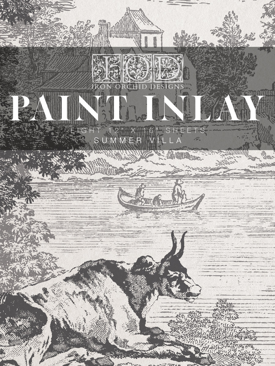 Summer Villa IOD Paint Inlay 12x16 Pad™