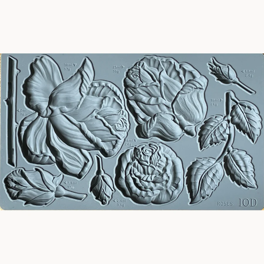 Roses 6x10 IOD Mould™