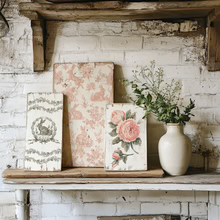 Spring Melody Decor Paint Inlay™ by IOD (Pad of 8 - 12"x16" sheets) - Will Ship Week of 2/24!