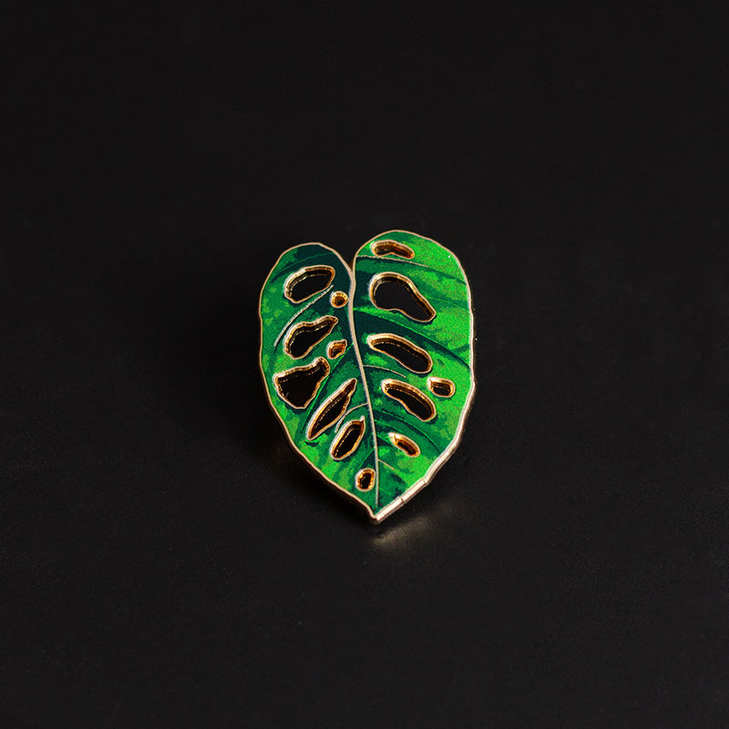 Monstera Adansonii Plant Enamel Pin