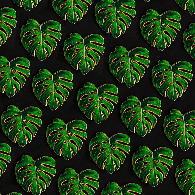 Monstera Deliciosa Plant Enamel Pin