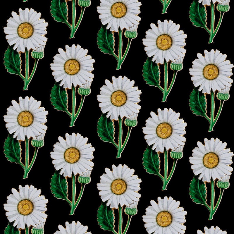 Shasta Daisy Floral Enamel Pin | April Birthday Month Flower