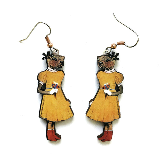 Otter Girl Earrings