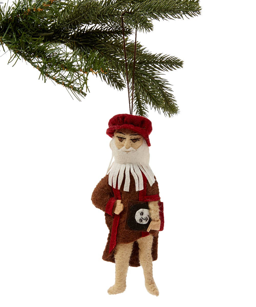 Leonardo Davinci Ornament