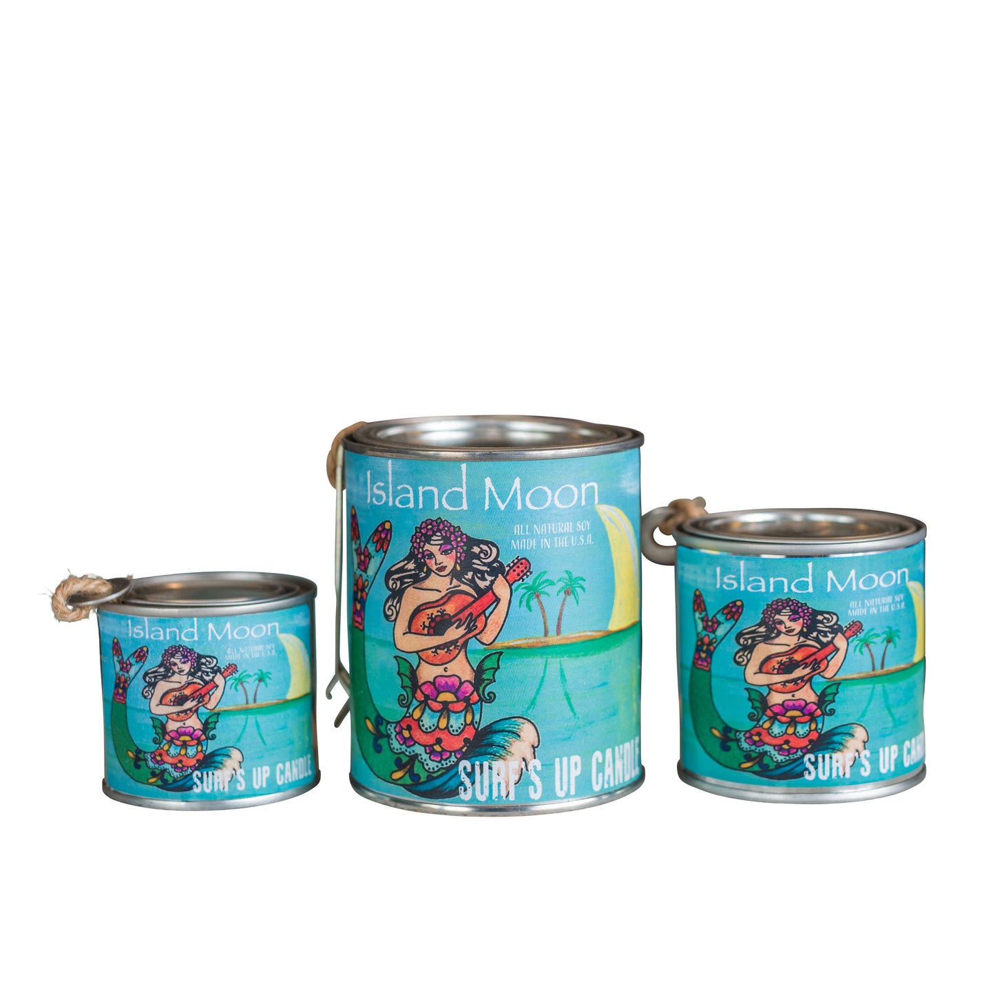 Island Moon Paint Can Candle