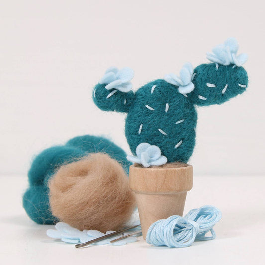 Needle Felting Kit, Prickly Pear: Needle Felting Kit