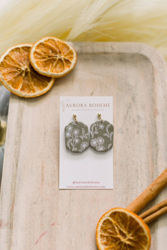 Dandelion Oval Dangles