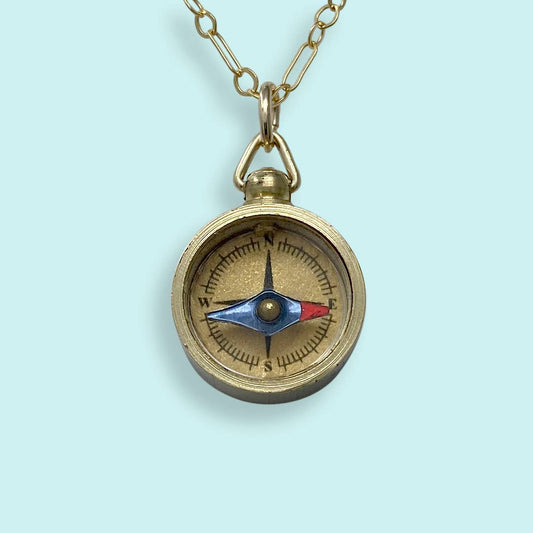 Tiny Compass Necklace