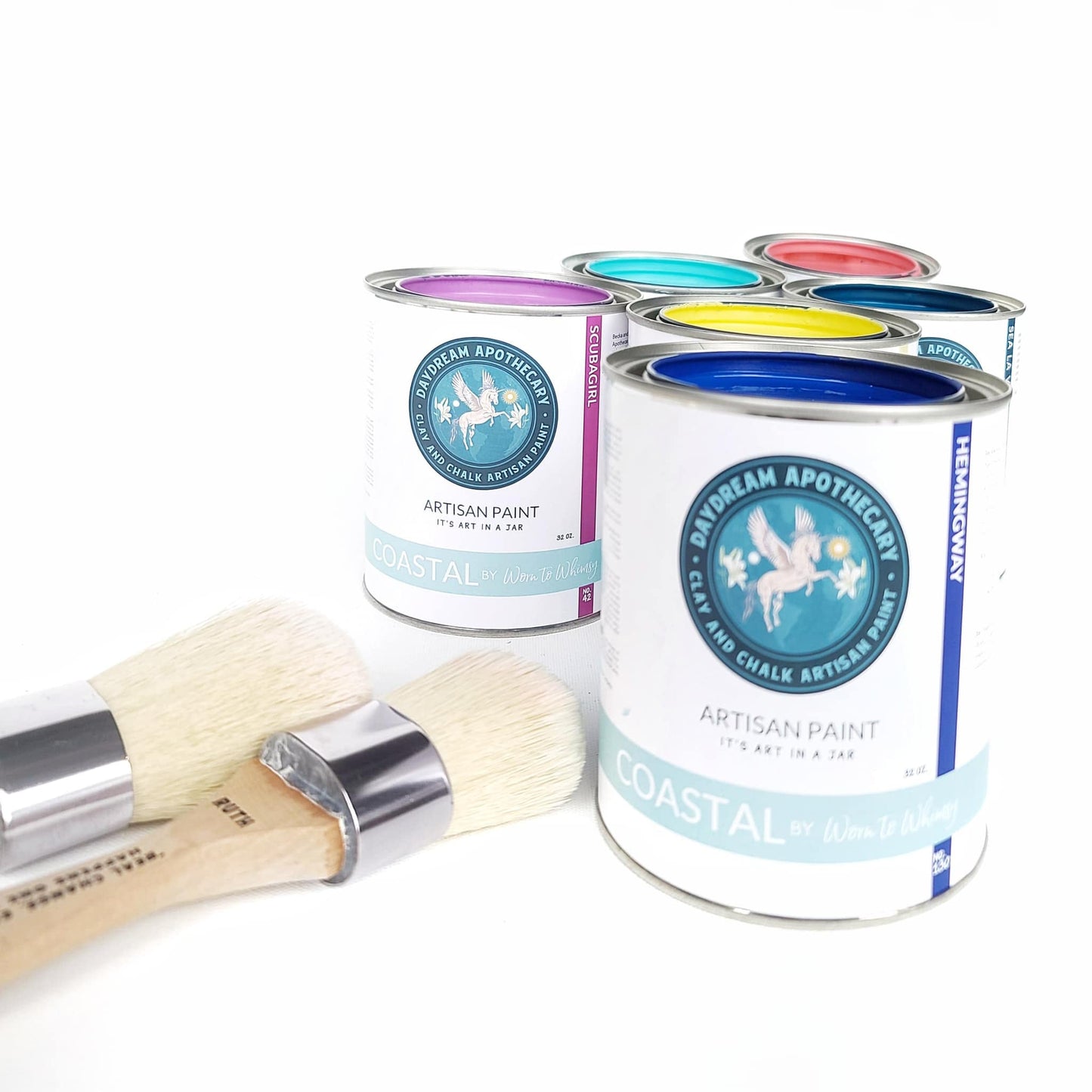 Coastal By Llewelyn of Worn to Whimsy-Clay and Chalk Paint - Daydream Apothecary Paint Zero VOC