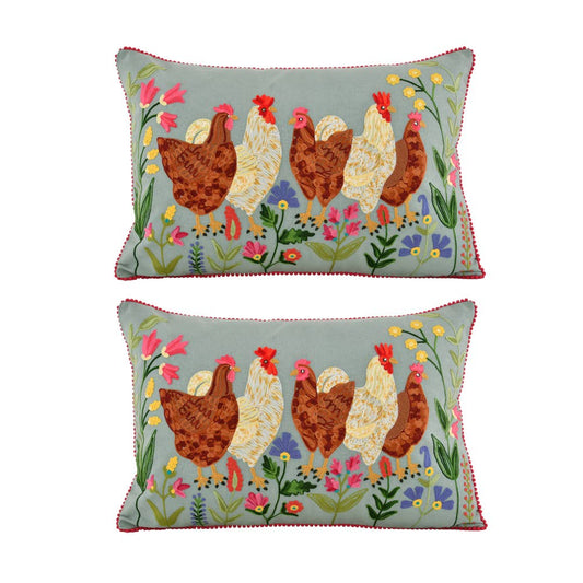 ROOSTER PILLOW 16x24"