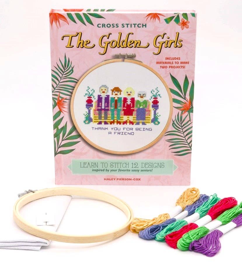 Cross Stitch The Golden Girls (Craft Kit + Book)