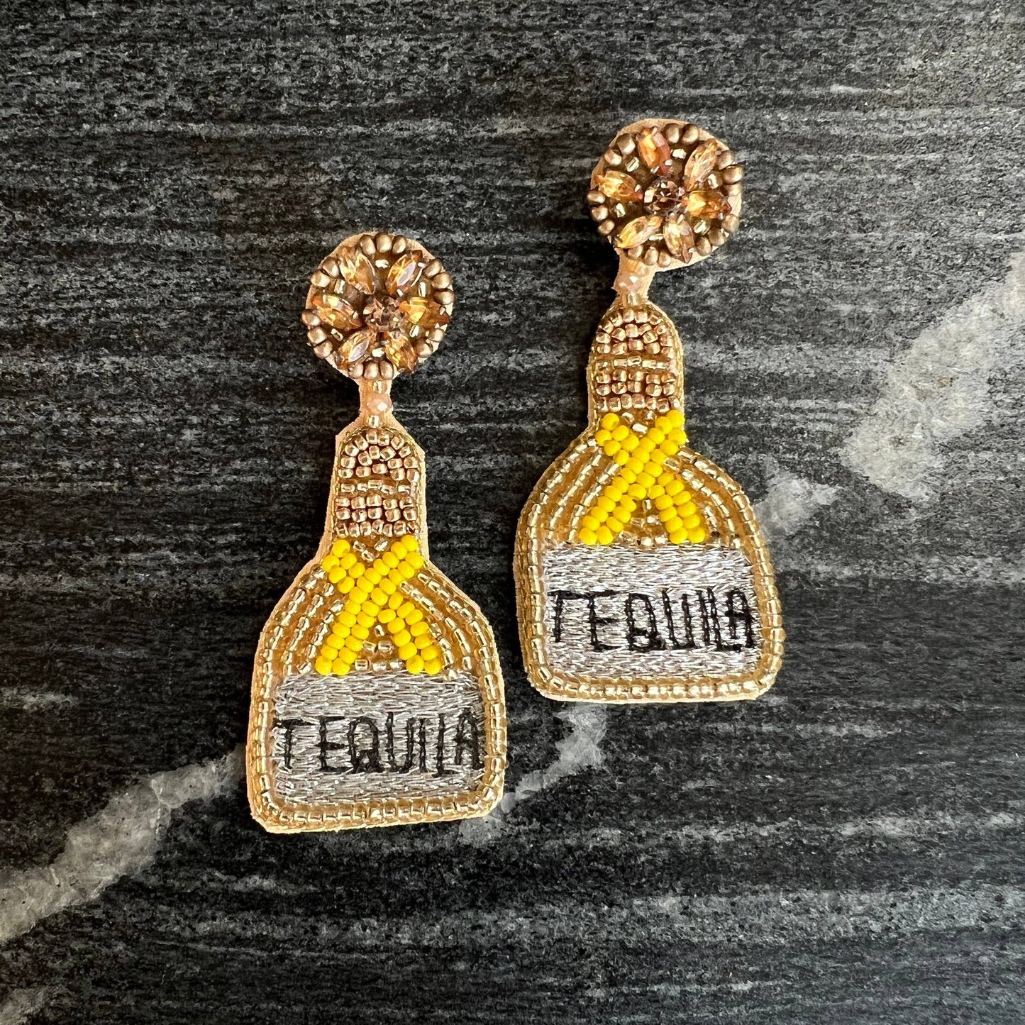 Patrona Earrings - Yellow