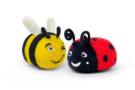 Beastie Buddies Bee & Ladybird Needle Felting Craft Kit