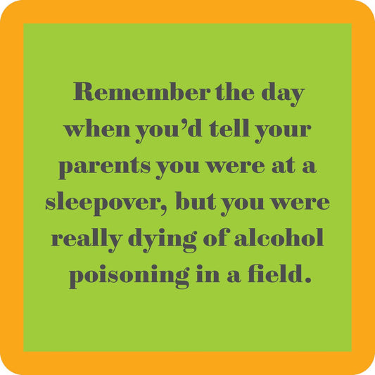 Alcohol Poisoning Coaster