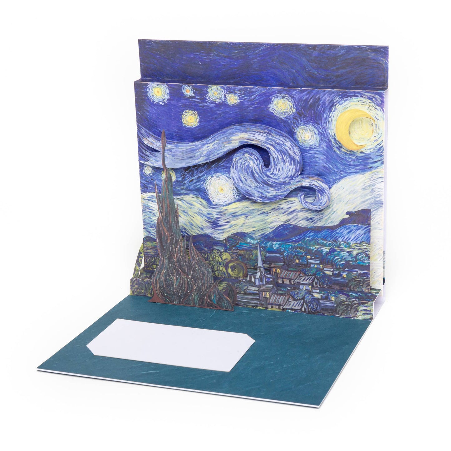 Starry Night - Van Gogh - Pop-Up Card - 5-pack