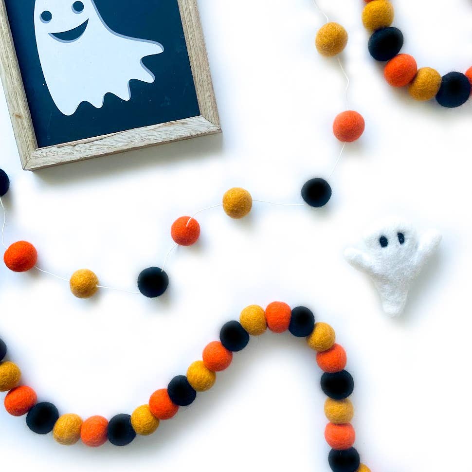 Hey Boo Halloween Eco Garlands/Ornaments