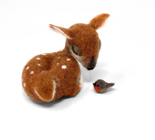 Sleepy Fawn Needle Felt Craft Kit