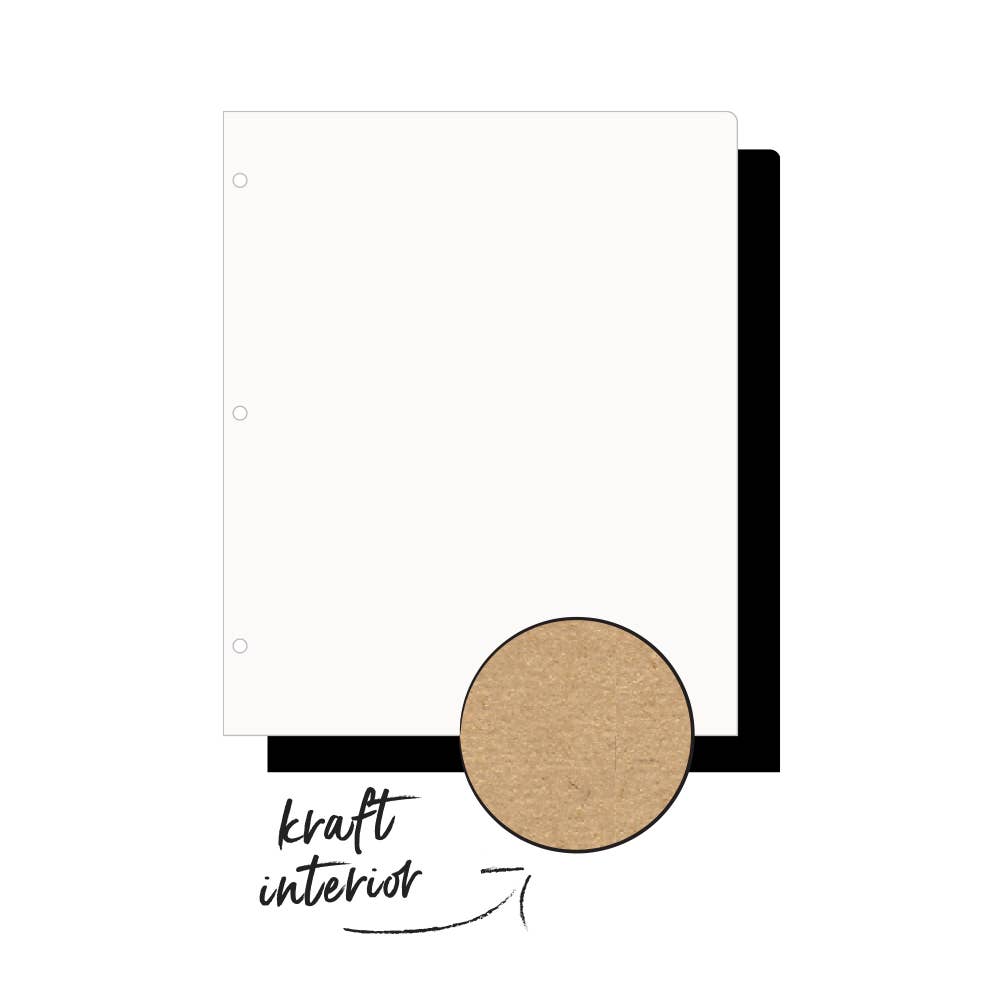 Pocket Folder Bundle - Black and Cream