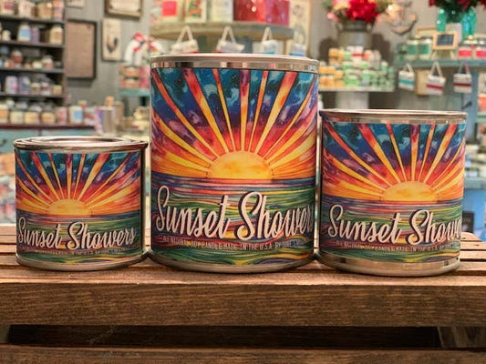 Sunset Showers Paint Can Candle