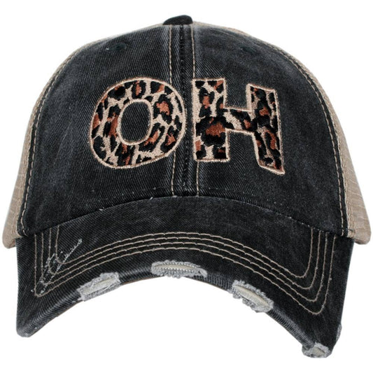 Ohio OH Leopard State Wholesale Hat