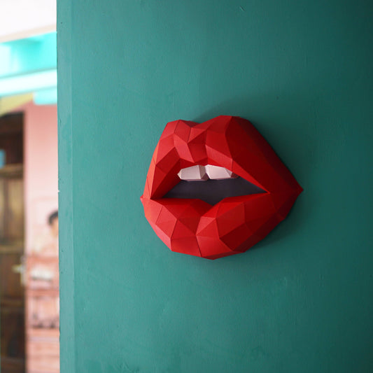 Red Lips Wall Art