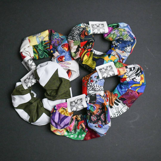 Quilt Scrap Scrunchie