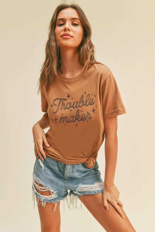 Trouble Maker Graphic Tee