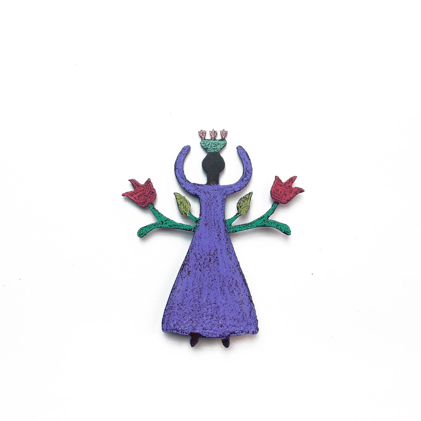 Angel Flowers Magnet garden spring salon recycle eco USA