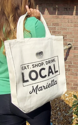 MARIETTA, OHIO Live Local CANVAS TOTE