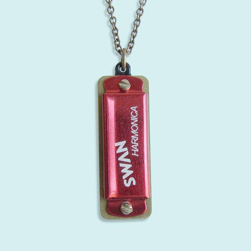 Harmonica Necklace, Available in three colors