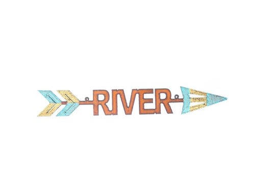 River arrow rust metal recycle western feather USA recycle