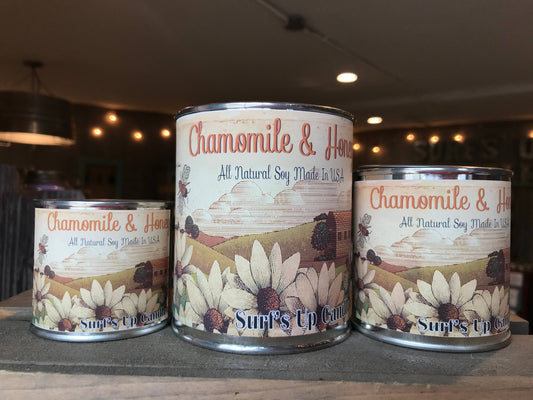Chamomile and Honey Paint Can Candle