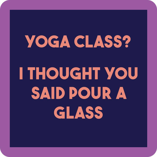 Yoga Class Coaster