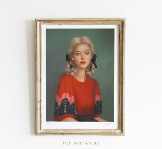 Cricket Art Print. 8.5"x11"