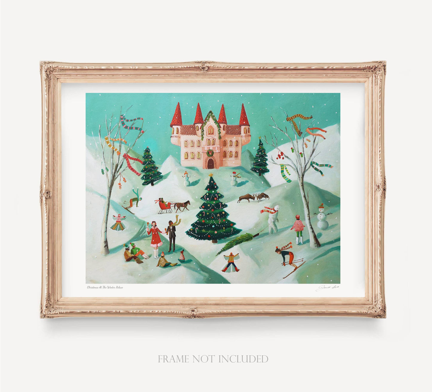 Christmas At The Winter Palace Art Print- 12"x16"