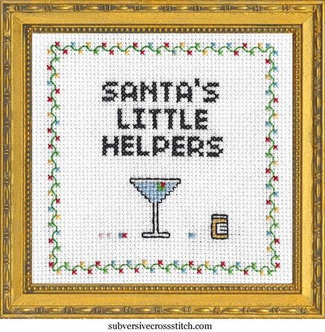 Santa's Little Helpers: Deluxe Cross Stitch Kit