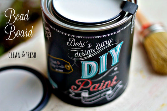 Soft White in a paint can by Debis Design Diary DIY Paint