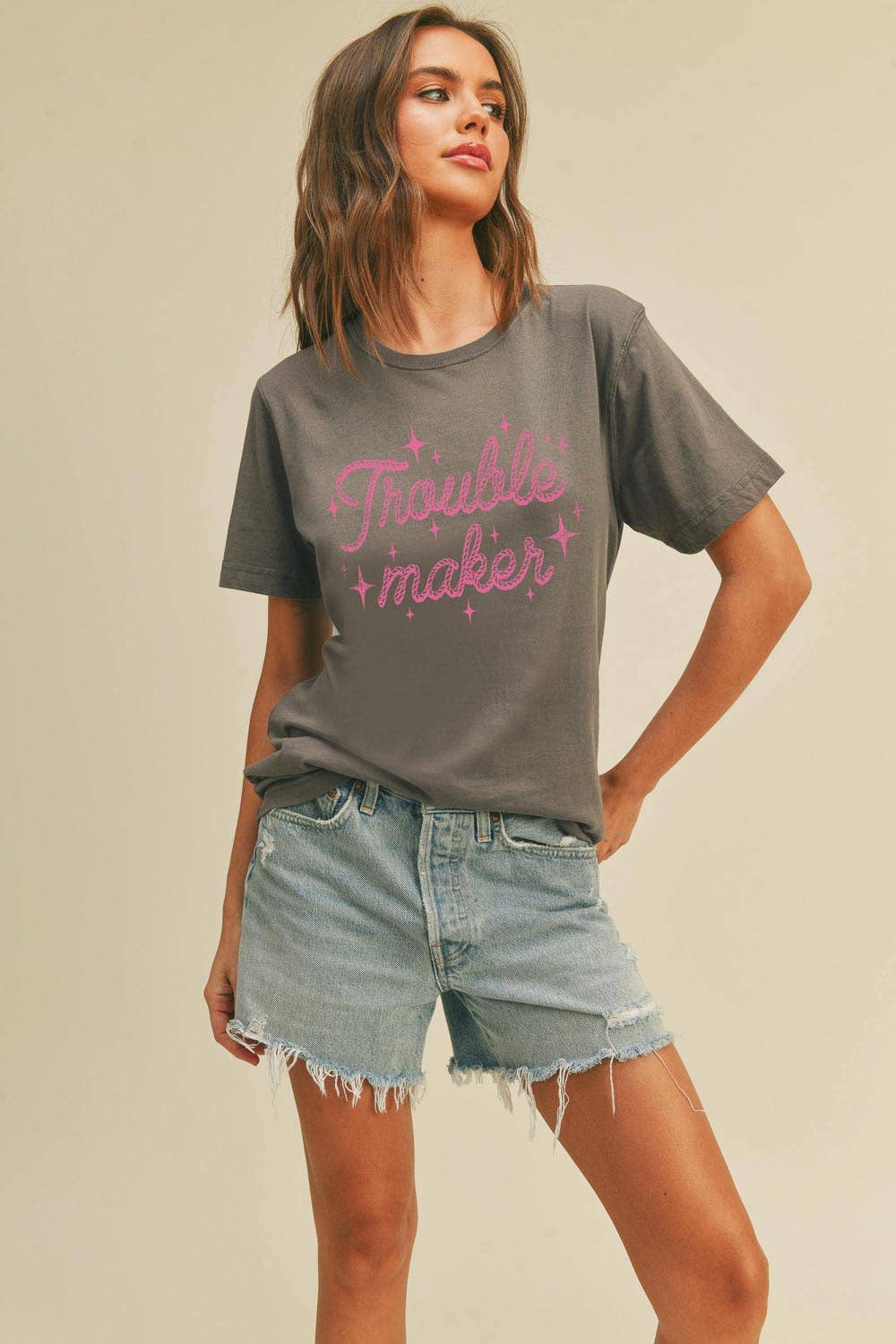 Trouble Maker Graphic Tee