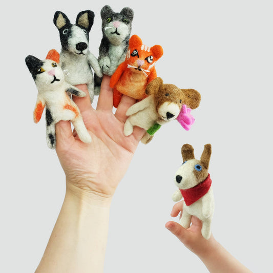 Felt Finger Puppets CATS