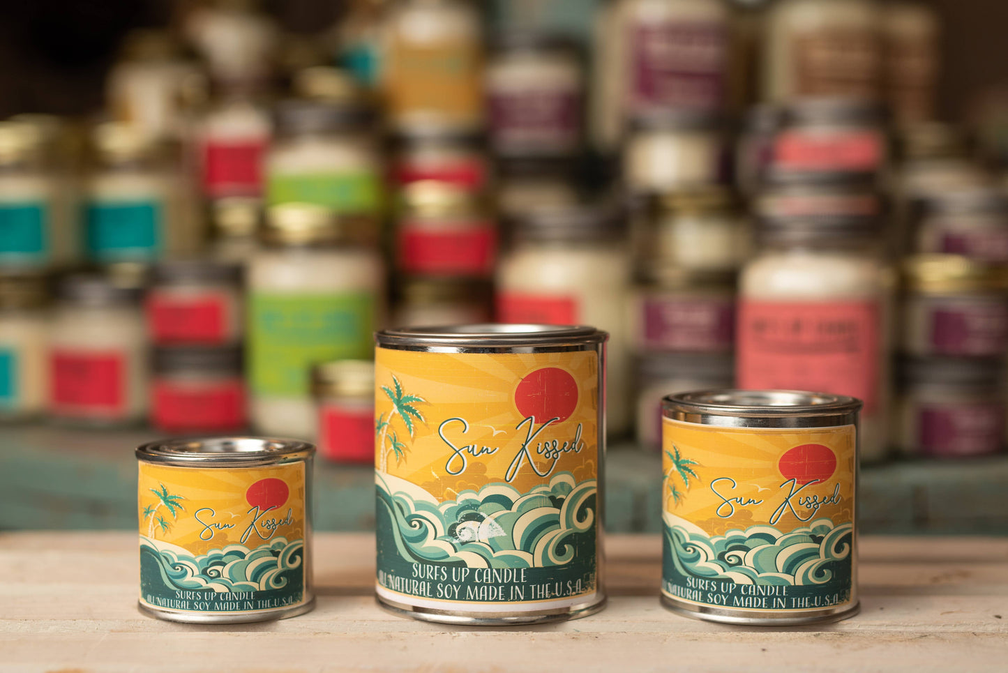 Sun Kissed Paint Can Candle