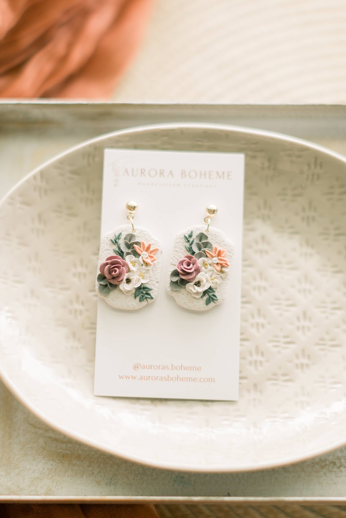 Norah Floral Dangles