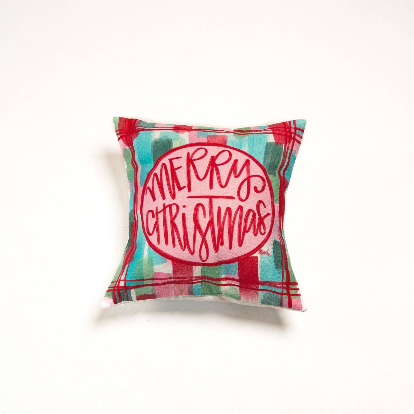 Wonderland Merry Christmas Pillow: 18x18" / Pillow