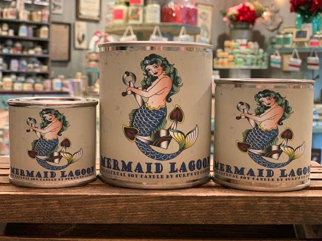 Mermaid Lagoon Paint Can Candle