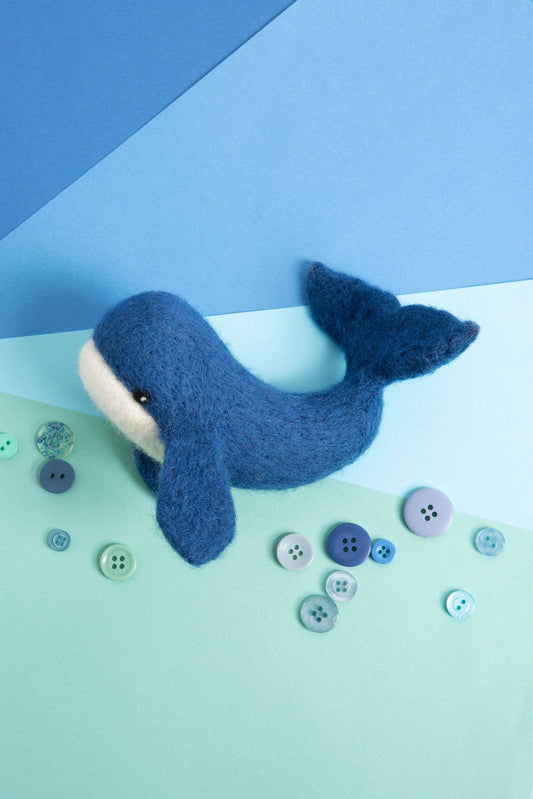 Whale Needle Felting Kit